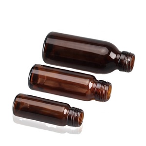 Chai nước trái cây với nắp 20ml 30ml 50ml hình ống thủy tinh hổ phách ho-syrup-Chai - Product Image 1