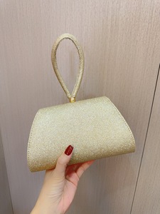 Nuevo Bolso de Mano de Poliéster Dorado con Incrustaciones de Diamantes para Comercio Exterior Transfronterizo, Ideal para Vestidos de Novia, Cumpleaños y Eventos Nocturnos - Tanjing - Product Image 3