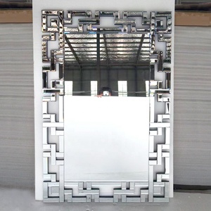 Grand <span class=keywords><strong>Miroir</strong></span> <span class=keywords><strong>Mural</strong></span> Décoratif <span class=keywords><strong>Rond</strong></span> Design Soleil en 3D pour Salon - Product Image 3
