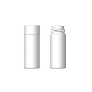 Flacon rond de 160 ml pour poudres fines avec applicateur conique - Product Image 2