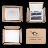 MASSA Vente en gros Boîte de rangement et de présentation pour cils en acrylique à 10 niveaux, organisateur anti-poussière pour extensions de cils