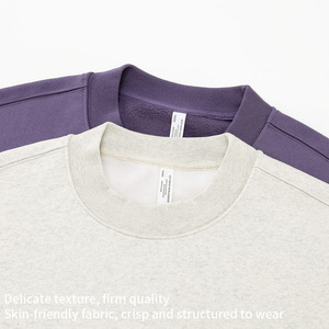เสื้อฮู้ดโอเวอร์ไซส์ผ้าฝ้ายแท้ 100% สไตล์วินเทจ สำหรับฤดูหนาว สไตล์สตรีท  สามารถปรับแต่งโลโก้ได้ - Product Image 3