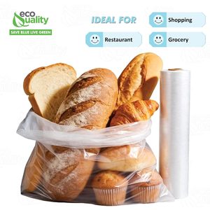 Plastic Produce <b>Bags</b> 18x24 Inch Roll 250 Count Clear Food Storage <b>Bags</b> For Vegetables - Product Image 4