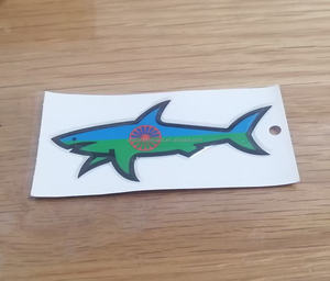 Autocollant promotionnel rectangulaire 3D en PVC Paul Shark, étanche, motif dessin animé, pour décoration de fête, vente en gros, stock 2026 - Product Image 1