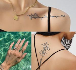 Tatuaggio a manica Semi permanente per uomini e donne <span class=keywords><strong>tatuaggi</strong></span> temporanei realistici giapponese a braccio pieno impermeabile di lunga durata 3 settimane - Product Image 6