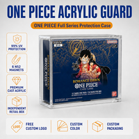 Boîte de présentation en acrylique OP-01 pour booster One Piece, protection UV pour le jeu de cartes One Piece Romance Dawn, 12 cartes / 24 paquets par boîte