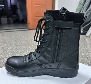 DFS14 Nuevas Botas Tácticas Largas de Cuero de Grano Completo Personalizadas de Alta Calidad - Product Image 4