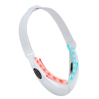 Masseur facial vibrant électrique intégré pour la réduction du double menton et le remodelage des joues en V, avec batterie 300-500 mAh