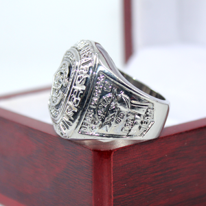 1985 Chicago USA piccolo orso campione commemorativo anello da uomo in lega gioielli di moda regalo - Product Image 4