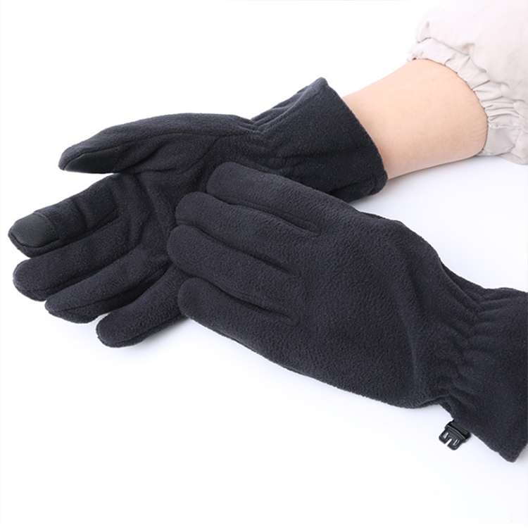 Новейший дизайн, модные женские теплые флисовые перчатки