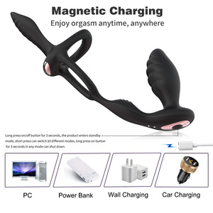 Masajeador de próstata de silicona <span class=keywords><strong>para</strong></span> <span class=keywords><strong>hombres</strong></span> adultos, <span class=keywords><strong>Juguetes</strong></span> <span class=keywords><strong>sexuales</strong></span>, masturbador masculino <span class=keywords><strong>para</strong></span> el hogar - Product Image 4