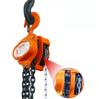 Mini palan à chaîne manuel portable 0,5T avec garantie d'un an pour le levage de petits objets domestiques
