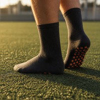 Chaussettes de sport respirantes en jacquard tricoté, rembourrées, pour le sport et les activités de plein air, vente en gros pour les magasins de détail