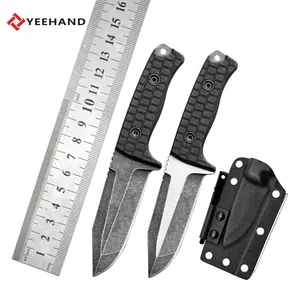 OEM 5Cr15 Steel G10 Handle fixed blade tactical knife survival hunting knife
