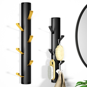 Tube de suspension de vêtements en acier inoxydable <span class=keywords><strong>au</strong></span> design moderne tige de tuyau murale double manteau rustique crochet de tige de tuyau de tube suspendu - Product Image 1