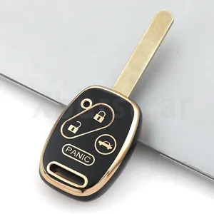 Funda Protectora para Llaves de Coche con 2/3/4 Botones para <span class=keywords><strong>Honda</strong></span> Accord Civic CRV CR-V Pilot Insight Ridgeline, Carcasa de TPU para Llaves - Product Image 5