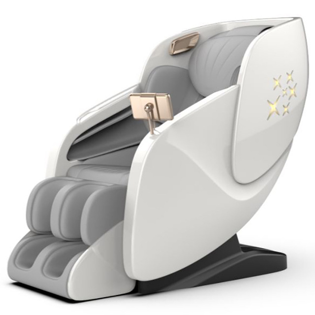 2026 C94 Home Luxury Electric Massage Chair Full Body AI Smart PU Leather Graphene Heating 4D Robot Hand SL Track 5D Zero
