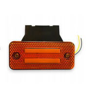 Feu de position latéral LED ambre 12-24V, 12 LED, pour camion, remorque, bus