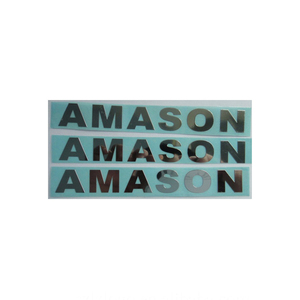 custom metal white nickel <strong>sticker</strong> logo label high quality silver nickel label black metal logo plate with <strong>3M</strong> adhesive - Product Image 6