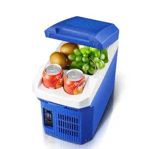 8L / 24 लीटर पोर्टेबल रेफ्रिजरेटर मिनी कूलर कार फ्रिज फ्रीजर 12v पेय फल और सब्जियों के लिए डीसी फ्रिज रेफ्रिजरेटर