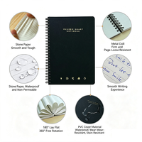 Cuaderno Personalizado de PP Impermeable y Borrable, Espiral, Resistente a Desgarros, Reutilizable, con Escritura Suave y Fácil de Limpiar, para Oficina y Escuela