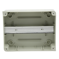 Boîtier de distribution électrique monophasé 12 voies étanche IP65 du fabricant, en ABS PC, pour instruments électroniques, pour extérieur