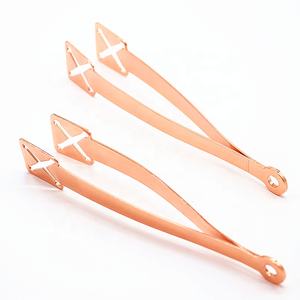 Latest Design &amp; High Quality Stainless Steel Copper Plating Food Salad <strong>Fruit</strong> Ice <strong>Tong</strong> - Product Image 3