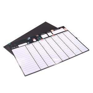 Logo personnalisé Enfants Apprentissage Papier Réfrigérateur Aimant Calendrier <span class=keywords><strong>Hebdomadaire</strong></span> Mensuel Planification <span class=keywords><strong>Magnétique</strong></span> Effaçable À Sec Tableau Blanc - Product Image 3