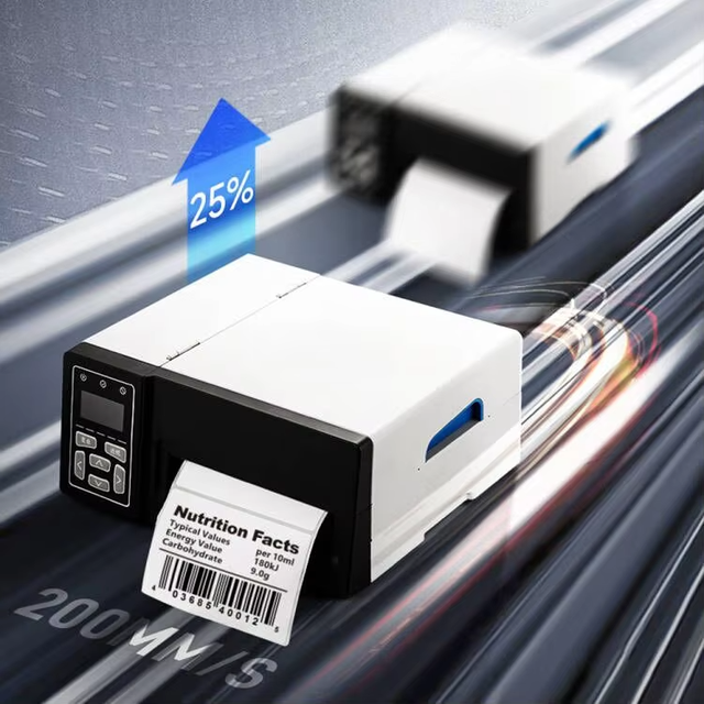 Xprinter XP-D481B Factory High Speed Industrial Thermal Label Printer With USB Stable Printing 104mm Roll to Roll Label Printer