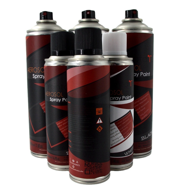 Aerosol Paint Car Graffiti Spray Paint High Quality Cheap Acrylic White Pearl Silver Car Painting Powder Easy Coat Car Paint