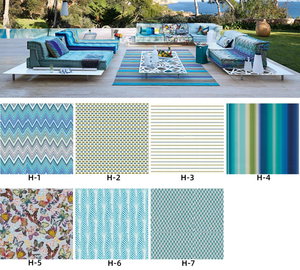 DEPHOON Moderne Casual Normcore Extérieur <span class=keywords><strong>Mahjong</strong></span> En Alliage D'aluminium Planche Inférieure Canapé Français Rochecourt Tissu pour Salon - Product Image 5