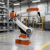 Robot de soudage à axe fixe ARS1006A-200, charge utile 6 kg, haute vitesse 15-20 cycles/minute, 440 V, suivi de la couture, refroidissement par air et eau
