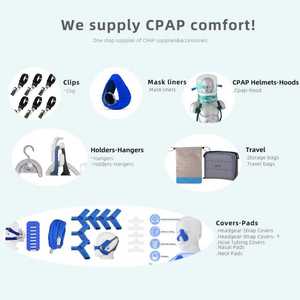 Bantalan leher CPAP nyaman dan bersirkulasi untuk perawatan malam hari yang nyaman saat tidur - Product Image 6