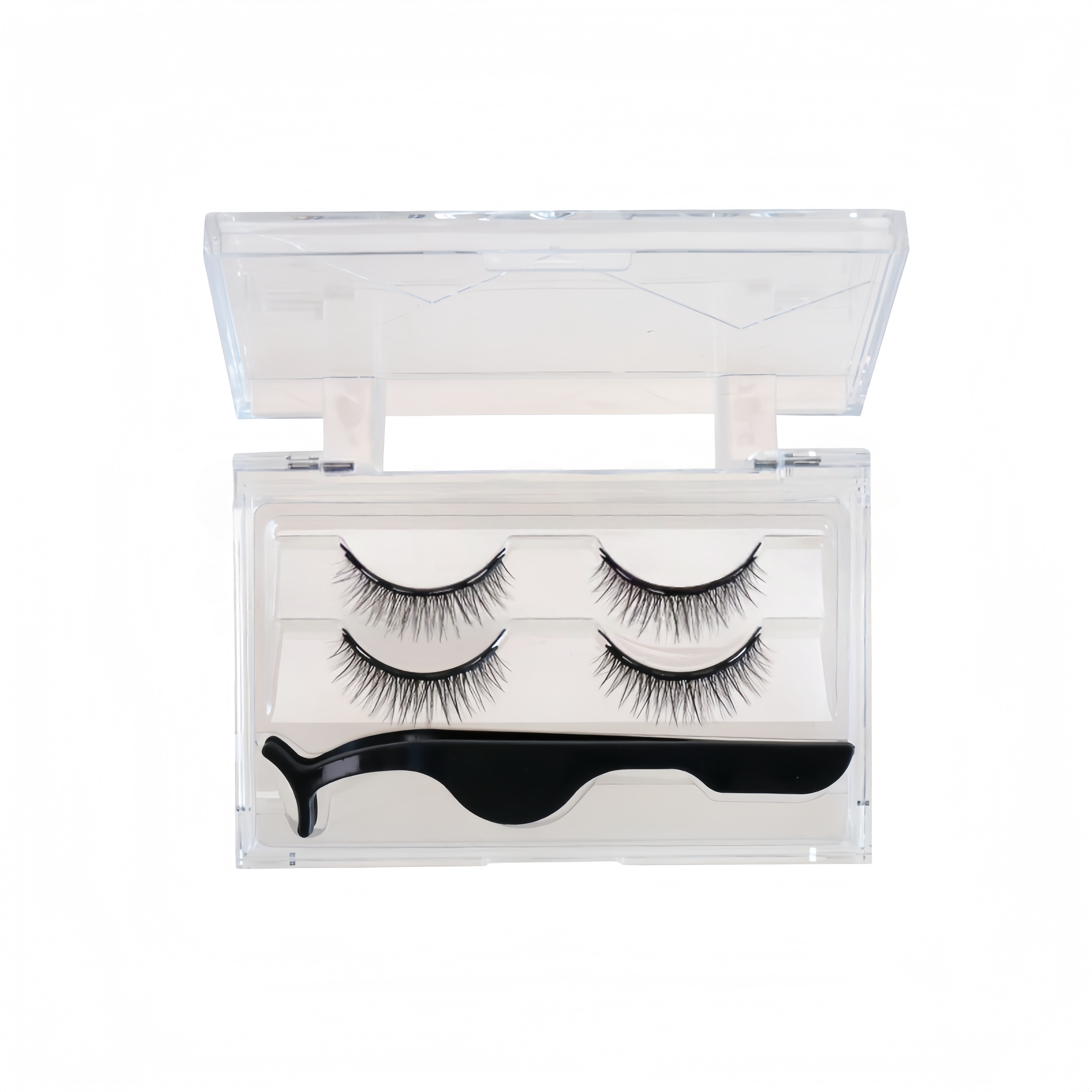 2 pairs eyelashes + applicator