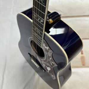 <span class=keywords><strong>กี</strong></span>ตา<span class=keywords><strong>ร์</strong></span>โปร่ง Hu.mingbird สีน้ำเงิน หน้าไม้สปรูซแท้ ไม่มี EQ ลายเสือ เคลือบเงา ขนาด 4/4 20 เฟรต สายเหล็ก 6 เส้น ระดับมืออาชีพ - Product Image 5