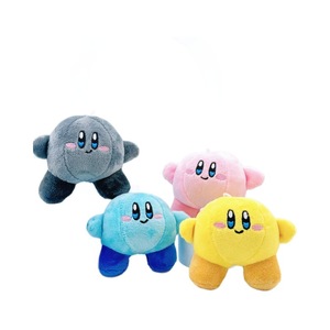 WOWEI nueva máquina de garra de 4 pulgadas Premium suave Linda estrella <span class=keywords><strong>Kirby</strong></span> peluche juguete luz llavero lindo muñeca - Product Image 6