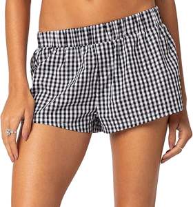 Pantalones Cortos Deportivos Y2K para Mujer, Pantalones Cortos de Gimnasio, Estampados, Transpirables, de Spandex/Algodón, Cintura Elástica, Ropa de Dormir Informal para el Hogar - Product Image 2