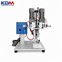 Máquina Tapadora de Botellas Eléctrica Semiautomática KDM-SC60 para Frascos de Cosméticos, Botellas de Vidrio y Plástico