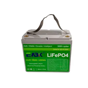 Sicherheit 12V Lifepo4 Batterie 12,8 V 100AH Niedertemperatur-Lithium batterien Hersteller