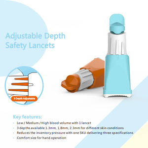 เข็มเจาะเลือดแบบใช้แล้วทิ้ง23ก. 26ก. 28ก. เข็มเจาะเลือดสำหรับผู้ป่วยโรคเบาหวาน - Product Image 3