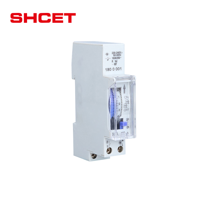Mechanical Timer Switch SUL180A 24 Hours AC 110V 240V Mechanical Timer Switch 16A 15 Minutes Time Din Rail Type Timer Switch
