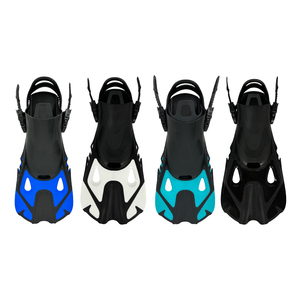 Sirip Selam Pendek Profesional yang Dapat Disesuaikan untuk Latihan Menyelam untuk Dewasa - Penggunaan Snorkeling dan Menyelam, Tahan Lama dan Lembut - Product Image 4