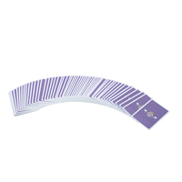Papier recyclable écologique imprimé sur mesure pour cartes à jouer avec marquage UV, couleurs CMYK/Pantone, usage familial, double boîte pour
