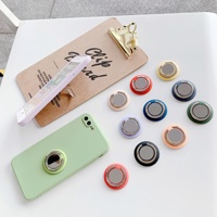 Support de téléphone personnalisé avec logo gravé au laser, finition miroir, pour cadeaux d'entreprise et promotion de marque