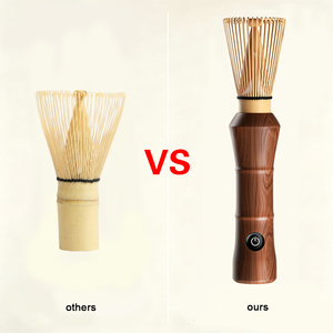 Fouet électrique moderne et écologique avec poignée <span class=keywords><strong>mousseur</strong></span> à <span class=keywords><strong>lait</strong></span> automatique à main pour le thé outil classique de fouet à thé Matcha alimenté par batterie - Product Image 5