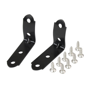 Kit de réparation de support de charnière de boîte de vitesses Audi A4 S4 B6 B7 8e en métal noir avec vis pour remplacement - Product Image 1