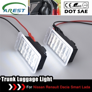 2X per Renault <span class=keywords><strong>Dacia</strong></span> <span class=keywords><strong>Duster</strong></span> I II Sandero Logan <span class=keywords><strong>Lodgy</strong></span> per Smart C453 W453 Lada Xray per Nissan LED bagagliaio bagagliaio luce - Product Image 2