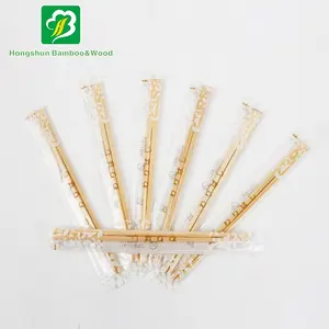 Китайский дизайн, оптовая продажа, индивидуальные бамбуковые двойные одноразовые палочки для суши