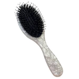 Liwu Custom di grandi dimensioni 21cm Anti-statico cuscino d'aria ovale salone pettini per capelli mano in acetato manico in setola pettini - Product Image 3