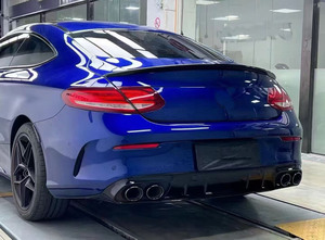 Kit de Carrocería Estilo C63 AMG para <span class=keywords><strong>Mercedes</strong></span>-<span class=keywords><strong>Benz</strong></span> <span class=keywords><strong>Clase</strong></span> <span class=keywords><strong>C</strong></span> <span class=keywords><strong>Coupé</strong></span> W205 2015-2021, Parachoques Delanteros, Parachoques Traseros, Guardabarros y Cubiertas de Motor - Product Image 4